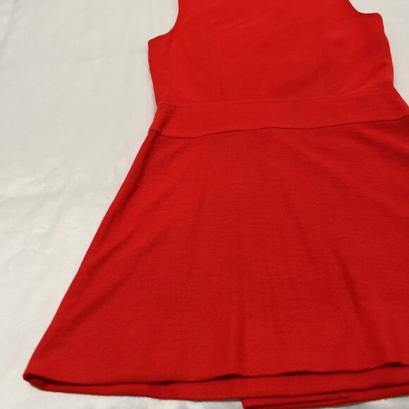 Vintage 60s Mod Orange Drop Waist Mini Wrap Dress FRITZI OF CALIFORNIA - Picture 12 of 13